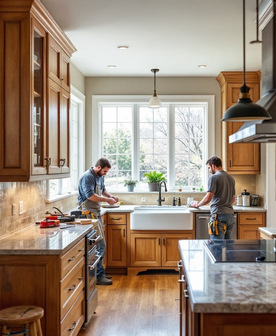 Construction work in progress